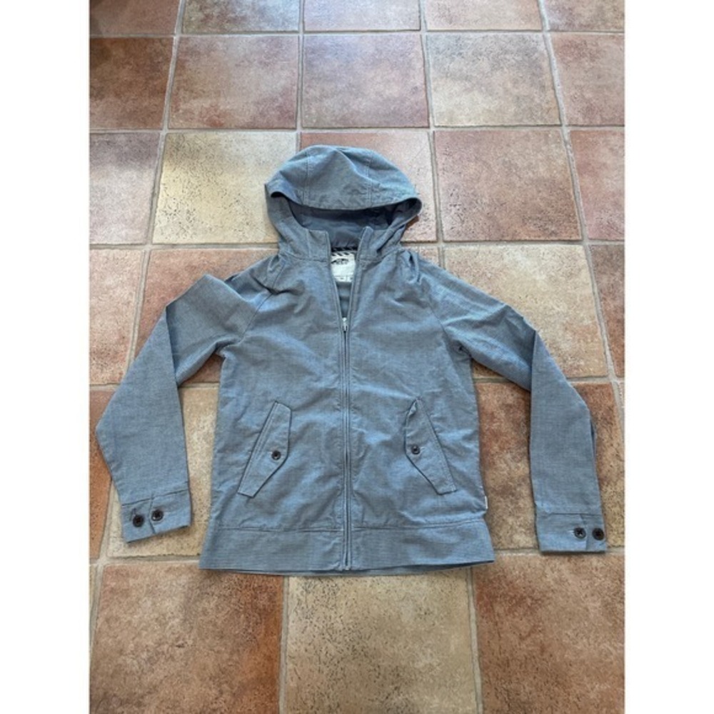 Vans Chino denim striped jacket with hood Small
